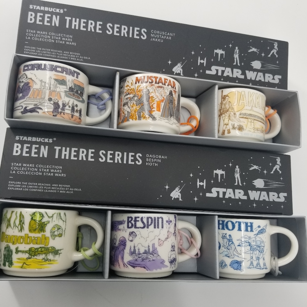 Starbucks Star Wars May the Fourth 2023 Been There Ornament Cups Full Set NWT - Picture 8 of 17